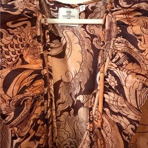 H&M White Lotus Kaftan